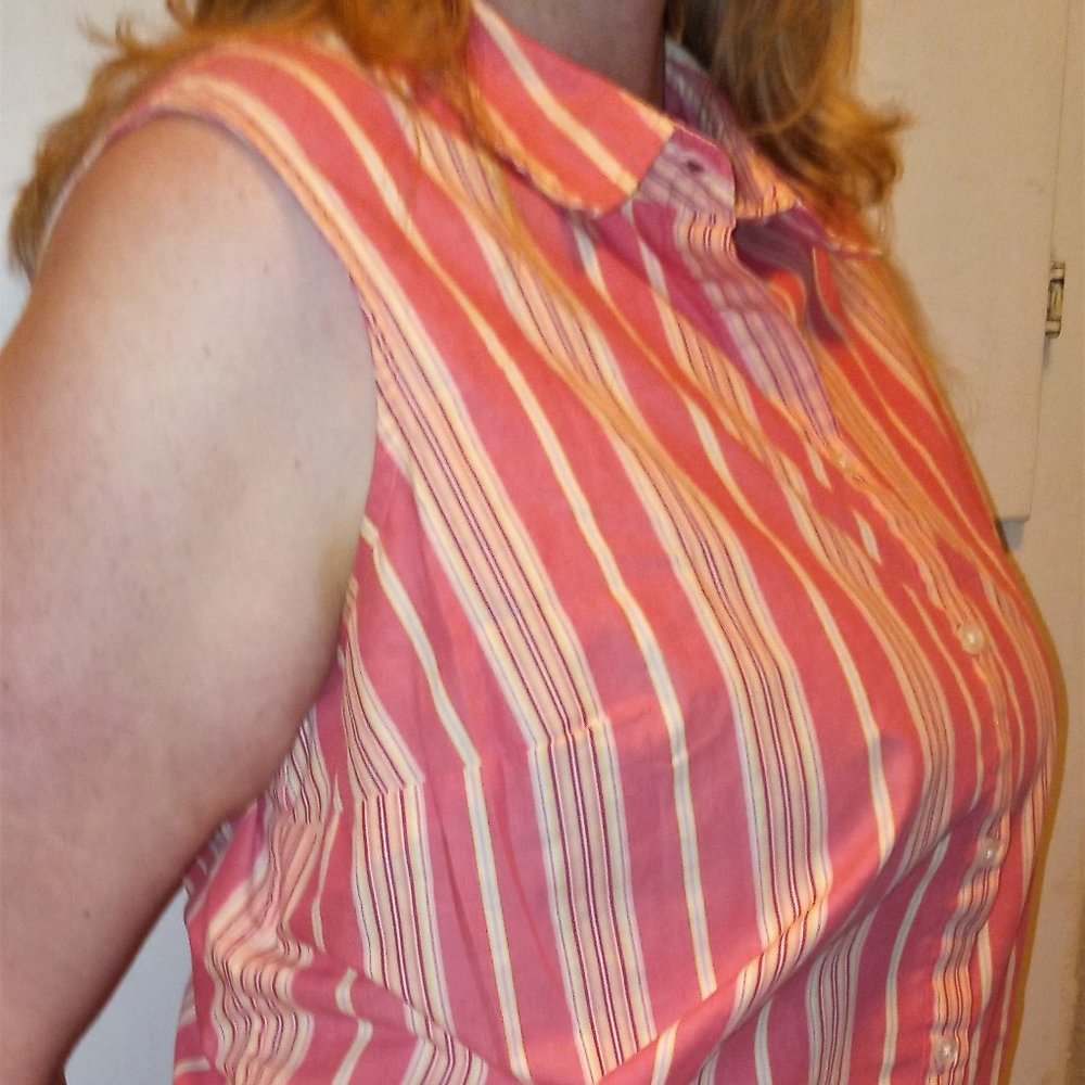 Lot of 2 button up shirts. Cherokee Sz 22W & ALC Woman Sz 2X
